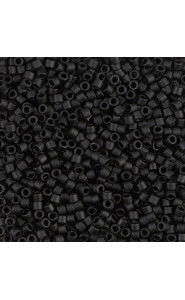 Miyuki delica beads 10/0 - Black matted DBM-310